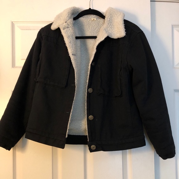 Black Corduroy Fur Jacket | Poshmark